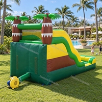 Vente chaude Parc de jeux commercial Parcours d'obstacles Château gonflable Thème licorne