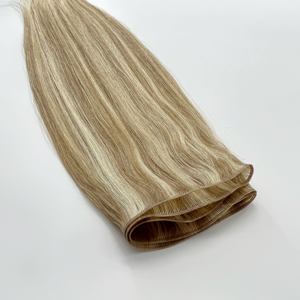 Cheveux bruts cheveux vietnamiens 12A grade trame invisible double cuticules dessinées alignées surbrillance couleur tissage extension de cheveux - Product Image 4