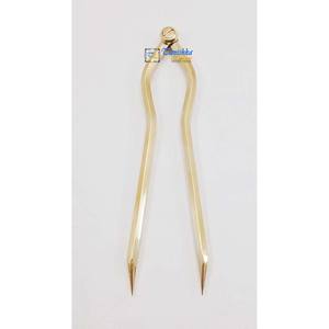 Ensemble de diviseurs nautiques géométriques en laiton massif plaqué or, finition polie artisanale, professionnel, 7 pouces, robuste - Product Image 4