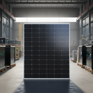 Panneau solaire monocristallin bifacial ALife 550W ALM540M-72HL4-BDVP PERC avec couvercle avant en verre, emballage sur palette industrielle - Product Image 3