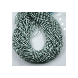 Cuentas Rondelle facetadas de apatita natural de alta calidad, tamaño barato personalizado 2mm 2:5mm aprox. Filamento de 13 pulgadas para la fabricación de joyas - Product Image 1