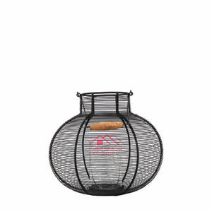 โคมไฟเทียนลวดเหล็กสีดำสำเร็จรูปสำหรับตกแต่งบ้านและโรงแรมโคมไฟเทียนสุดหรู - Product Image 3