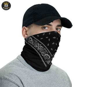 Bandana en coton avec imprimé cachemire classique et bandana de mode pour couvre-chef d'extérieur polyvalent avec des motifs colorés - Product Image 2