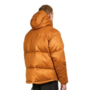 Chaqueta acolchada de lona con cuello levantado de colores personalizados de alta calidad con logotipo personalizado, clima frío de invierno ecológico - Product Image 4