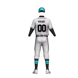 Ropa Deportiva de Pakistán, Uniforme de Béisbol Personalizado, Transpirable, Talla Grande, Conjuntos de Jersey Reversibles, 100% Poliéster - Product Image 3