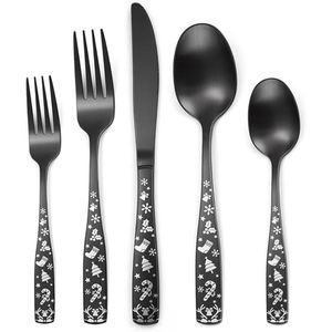 Juego de Cubiertos de Metal de Acero Inoxidable, Cuchara, Tenedor, Cuchillo, Juego de Cubiertos Informales para Hotel, Boda, Eventos, Venta Al por Mayor - Product Image 5