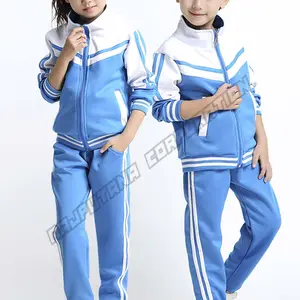 Kleinkinder Kleidung Jungen und Mädchen Trainings anzug 2-teiliges Set Polyester Trinda Stoff Anzug anpassen 2-teiliges passendes Twin-Set