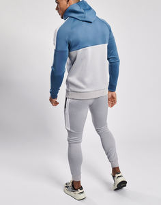 Logotipo personalizado de diseñador de algodón Unisex de lujo apilado Sweatsuit Hombres Sudadera con capucha Jogger Set Invierno grueso liso personalizado Tech Fleece Chándal - Product Image 3