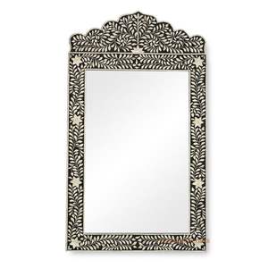 Round Artistic Bone Inlay Art Deco Handmade Eco-Friendly Lightweight Luxury Decorative <b>Wall</b> <b>Mirror</b> Indian - Product Image 1