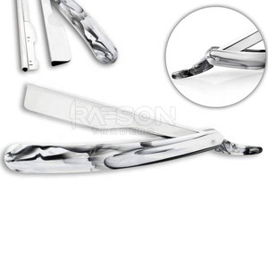 Rasoir de coiffeur professionnel sur mesure avec double lame tranchante nouveau modèle coupe-gorge Salon manche en bois rasage rasoir - Product Image 2