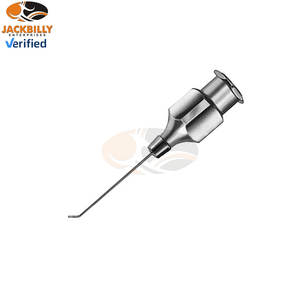 เข็มฉีดยาสแตนเลสแบบ Knolle สำหรับการล้างโพรงตาหน้า ขนาด 25 เกจ อุปกรณ์ฉีดล้างตาสำหรับการผ่าตัดกระจกตาแบบละเอียด - Product Image 6