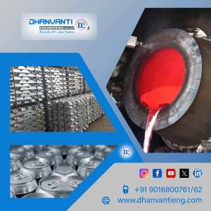 Most Advanced 10 Ton Capacity Universal Tilting Blast Furnace <b>Burner</b> Pump Motor Bearing 220V-for All Types Aluminum Scrap - Product Image 5