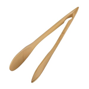 Nouvel arrivage de couverts en bois de qualité supérieure dans un nouveau style ensemble de pinces à salade dernier cri prix de gros pinces à salade en bois cuillère et fourchette - Product Image 4