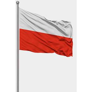 Polish Outdoor Geotextile Windproof Flag 100% Polyester 210 GSM Jacquard <b>Fabric</b> Solid Pattern Upholstery Use - Product Image 1