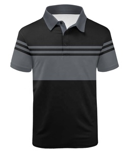 Nouveaux polos en coton pour hommes T-shirt de polo en polyester vierge uni de sport de haute qualité à séchage rapide - Product Image 1