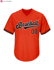 เสื้อเบสบอลสวมหัวคอวีของผู้ชายเสื้อระบายอากาศพิมพ์ลายตัวอักษรพิมพ์ซับลิเมชันออกแบบได้ตามต้องการ - Product Image 4