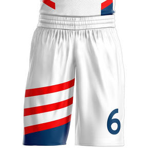 Dernier modèle Uniforme de basket-ball pour hommes Service OEM Polyester Tissu respirant Impression par sublimation Vêtements de sport pour jeunes de COSH - Product Image 5