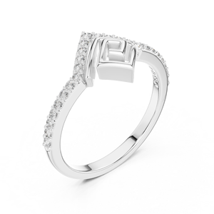 14K D Colo Moissanite แหวนโซลิแทร์สำหรับงานแต่งงาน - Product Image 3