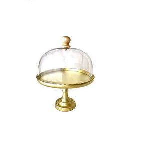 Plateau de service à gâteau noir, finition antique, forme arrondie, très demandé, pour restaurants et hôtels. - Product Image 6