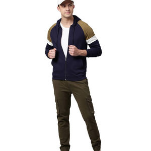 Street Style Custom Oversized <b>Mens</b> <b>Hoodies</b> Blank Plain Bulk <b>Thermal</b> Winter <b>Men's</b> Zipper Design <b>Hoodies</b> - Product Image 5