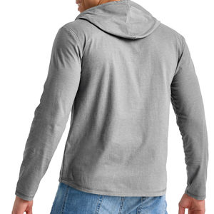 Vente directe d'usine! Sweats à capuche pour hommes de haute qualité 100% coton grande taille poche d'impression numérique d'hiver surdimensionnée prix raisonnable - Product Image 2