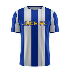 Conjunto de camiseta de fútbol para hombre, camiseta y pantalones cortos de fútbol transpirables de secado rápido, uniforme de entrenamiento de equipo, ropa deportiva con nombre personalizado - Product Image 1