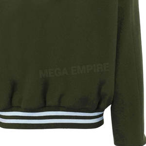 Veste en cuir et polaire Lettermen unisexe avec veste universitaire bouton personnalisé vêtements d'extérieur décontractés pour hommes - Product Image 6