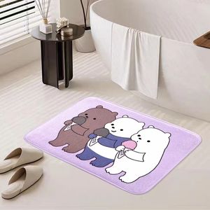 Alfombra Acolchada Gruesa Hecha a Medida, Antideslizante, con Textura de Franela y Diseño de Dibujos Animados, Fabricada a Máquina, con Base Cepillada para Mayor Comodidad en Pisos Fríos - Product Image 3