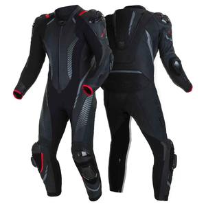 Combinaison de moto en cuir personnalisée de qualité supérieure avec logo, ignifuge, imperméable, coupe-vent, de protection, grande taille - Product Image 2
