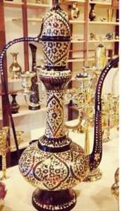 อุปกรณ์เสิร์ฟน้ำชาทำจากทองเหลืองแบบดั้งเดิมสำหรับตกแต่งบ้านโรงแรมและร้านอาหาร - Product Image 2