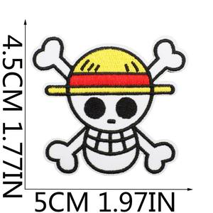 Expédition rapide personnage de Film de dessin animé Anime Design patchs thermocollants pour vêtements pour enfants Patch de Sublimation brodé pour chapeaux - Product Image 4