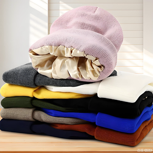 หมวกบีนนี่ไหมพรมแฟชั่นคุณภาพสูง ออกแบบโลโก้ได้ ราคาขายส่ง - Product Image 4