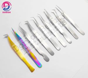 Profesional mejor belleza maquillaje Acero inoxidable clásico Mega volumen extensión pestañas pinzas - Product Image 1