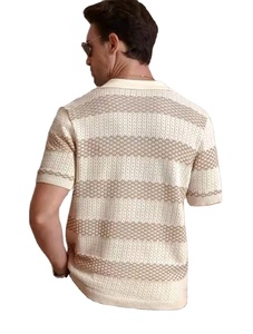 Nouvelle chemise décontractée pour homme, t-shirt de sport à manches courtes, haut personnalisé imprimé, polo tendance pour l'été - Product Image 3