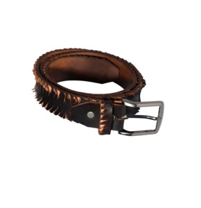 Cinturón de piel de vaca hecho a mano de alta calidad, longitud personalizada para fiesta informal, negocios y deportes, cinturón de polo genuino - Product Image 4