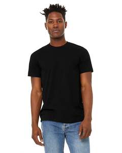 BELLA + TOILE Tri-mélange T-shirts Unisexe Mixed Heather Tee Silkscreened Personnalisation Soft Crewneck T Shirt - Product Image 4