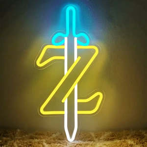 Alimentation électrique AC, épée néon flexible, épée emblématique de Zelda, lampe néon épée Zelda - Product Image 1