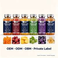 Gummies SYC BIO Vitamine K2+D3 Bien-être Quotidien Adulte Naturel 60 Gummies Prix Usine Vente en Gros Marque Privée OEM ODM
