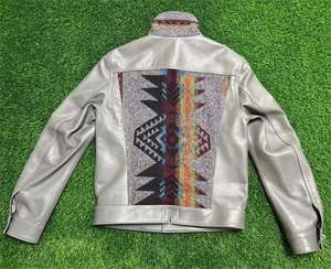 Chaqueta de Motocicleta de Cuero Unisex de Diseño Personalizado, Ropa de Calle de Alta Calidad, Logotipo Personalizado en la Parte Delantera, OEM al por Mayor - Product Image 2