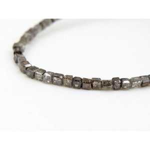 Collar de Diamantes de Alta Calidad con Cuentas en Forma de Diamante de Champán, Cuentas Facetadas en Forma de Cubo, Regalo de Navidad, Elegante Collar de Diamantes - Product Image 5
