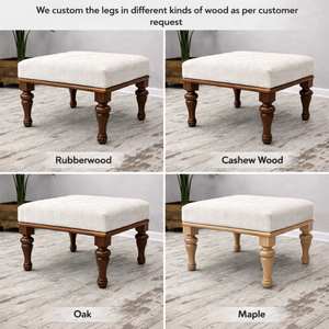 Pieds de canapé ronds en bois massif tournés, robustes et de qualité supérieure, pour meubles de salon, canapé, chaise, lit et armoire - Product Image 6