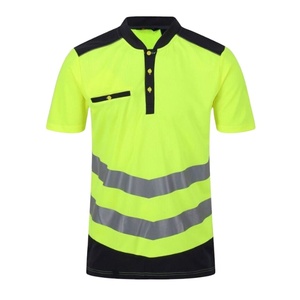 Camiseta de Seguridad Reflectante de Alta Visibilidad al por Mayor del Fabricante con Logotipo Personalizado Impreso - Product Image 1