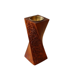 Ensemble de porte-encens de luxe en métal et marbre Design moyen-orient Brûleur Bakhoor vert pour la maison Hôtel Porte-encens de table - Product Image 6