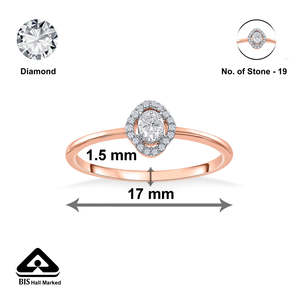 แหวนเพชรทองคำอินฟินิท สปาร์คสำหรับผู้หญิง - Product Image 5