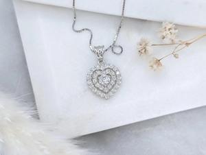 Nouveauté Collier pendentif en diamant moissanite certifié GRA VVS avec cœur en or 14 carats Bijoux fins à la mode à prix de gros - Product Image 6