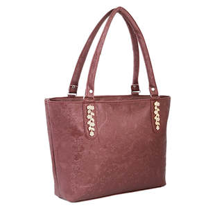 กระเป๋าถือสตรี - สีน้ำตาลแดง - Product Image 1