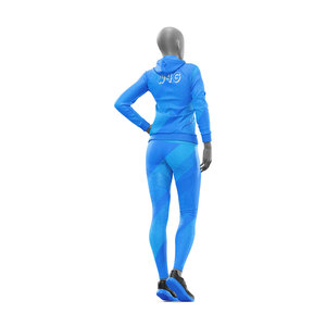 Conjunto Deportivo Informal para Mujer, Cómodo, Ligero, Sin Costuras, Talla Grande, de Dos Piezas con Sudadera con Capucha para Gimnasio - Product Image 5