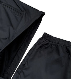 2025 Unisex 2-Piece Winter Streetwear Sweat Suit Set Windbreaker Hoodie Sweat <b>Pants</b> Jogger Elastic <b>Cargo</b> <b>Pants</b> Solid Pattern - Product Image 4