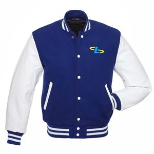 Chaquetas Varsity Personalizadas al por Mayor con Bordado Frontal, de Alta Calidad, Transpirables y Ecológicas para Hombre, Invierno - Product Image 1