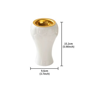 High Quality Ceramic And Metal Bakhoor <b>Burner</b> <b>Incense</b> <b>Burners</b> for Ramadan Gifts Eid Gifts Mubkhar From India By KHOOSI OVERSEAS - Product Image 2